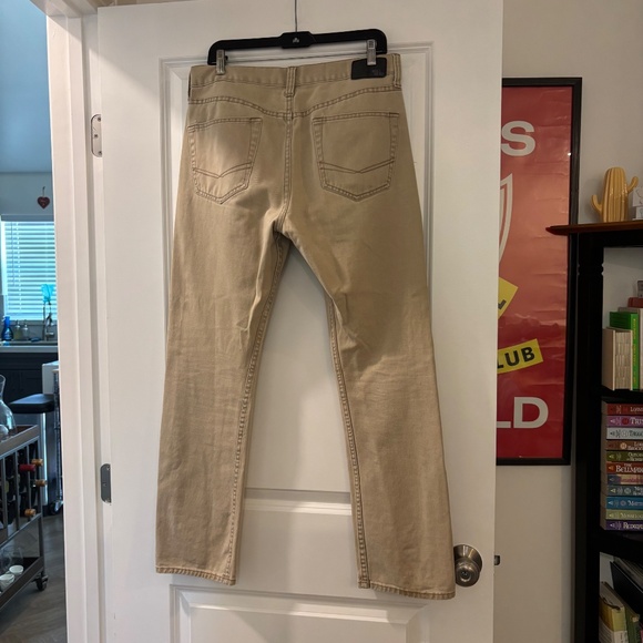 Bull Head Gravels Slim Tan Denim Jeans - Picture 11 of 11